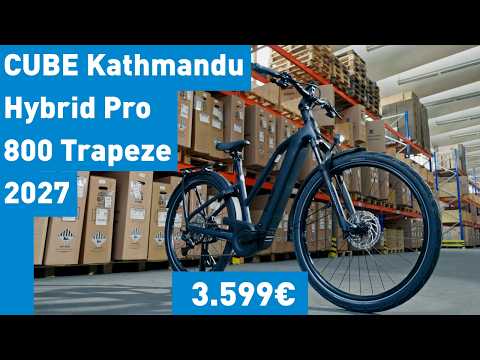 Cube Kathmandu Hybrid Pro 800 coal´n´black Trapeze 2027