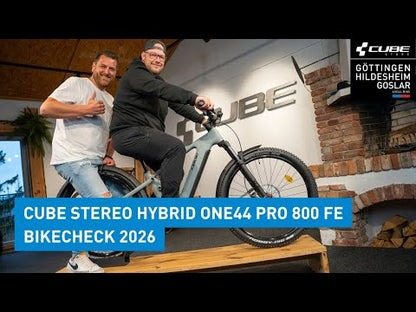 Videovorstellung des Cube Stereo Hybrid ONE44 Pro 800 FE vulcan´n´orange 2026