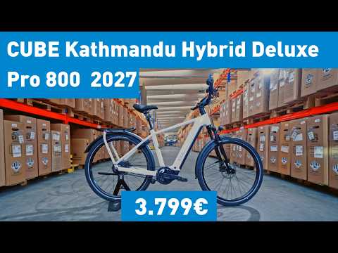 Cube Kathmandu Hybrid Deluxe Pro 800 metallicwhite´n´chrome 2027