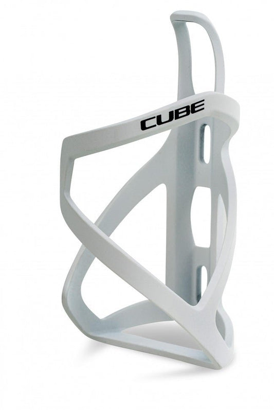 CUBE Flaschenhalter HPP Left-Hand Sidecage matt white´n´glossy black