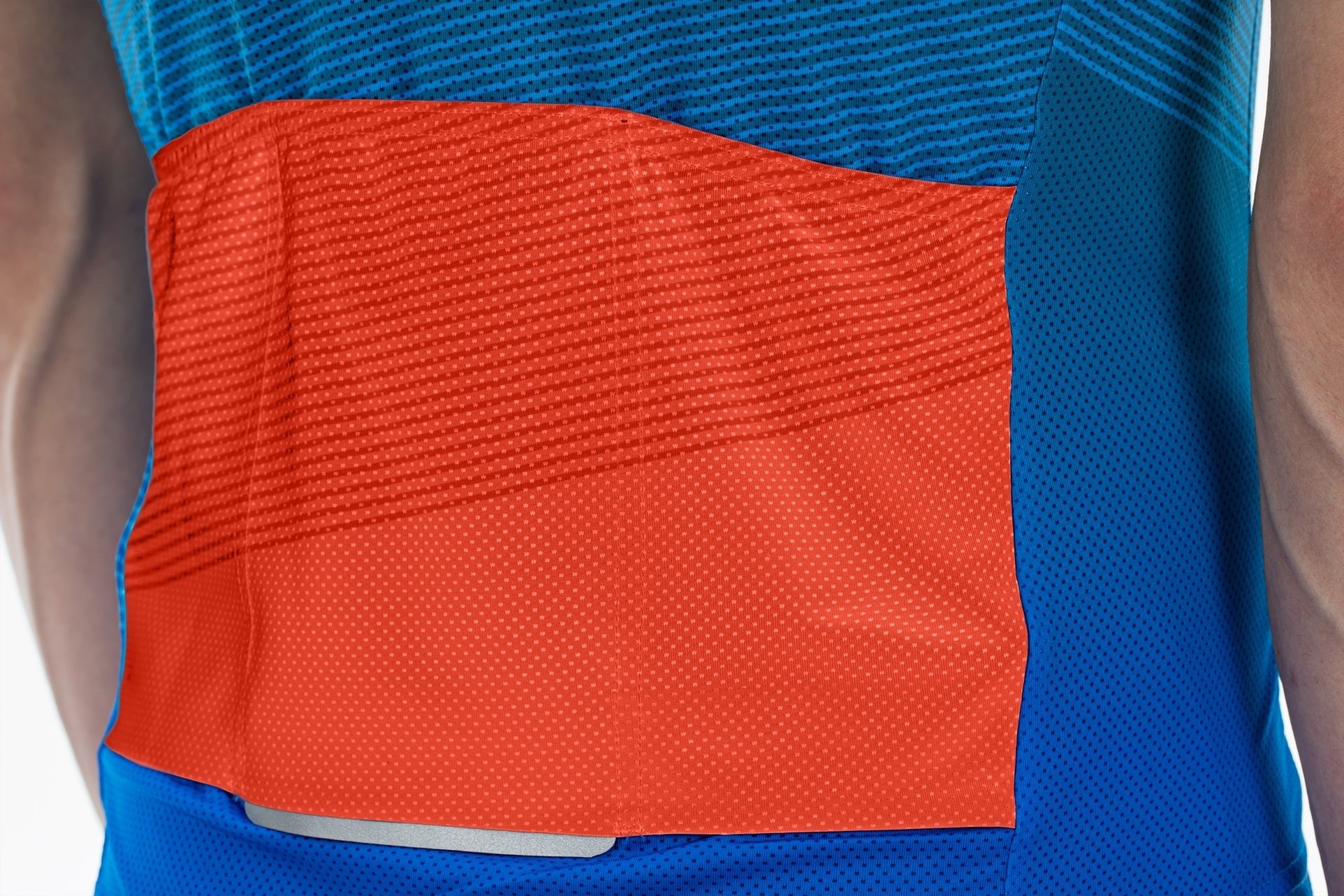 CUBE TEAMLINE Trikot CMPT kurzarm blue´n´red´n´grey M