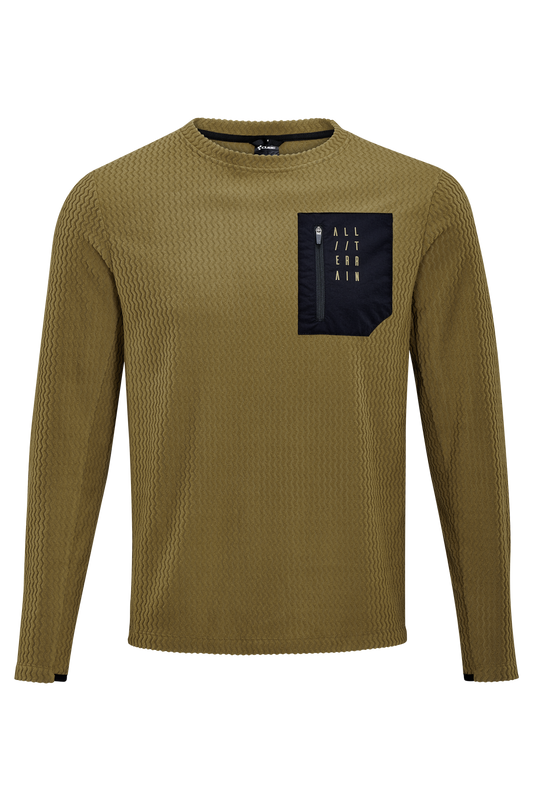 CUBE ATX Fleece Trikot langarm brown XXL