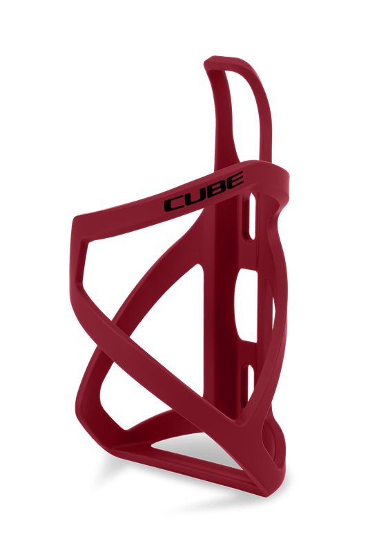 CUBE Flaschenhalter HPP Left-Hand Sidecage matt bordeaux´n´glossy black
