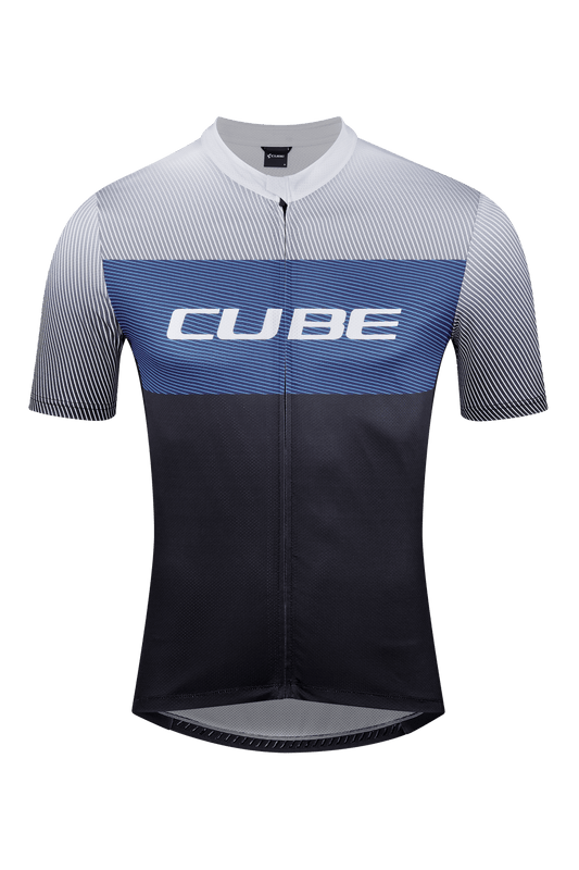CUBE TEAMLINE Trikot CMPT kurzarm black´n´blue´n´grey M