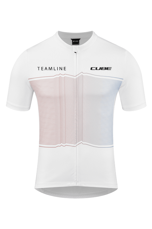 CUBE TEAMLINE Trikot CMPT kurzarm white M