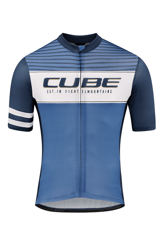 CUBE BLACKLINE Trikot CMPT kurzarm blue´n´white L