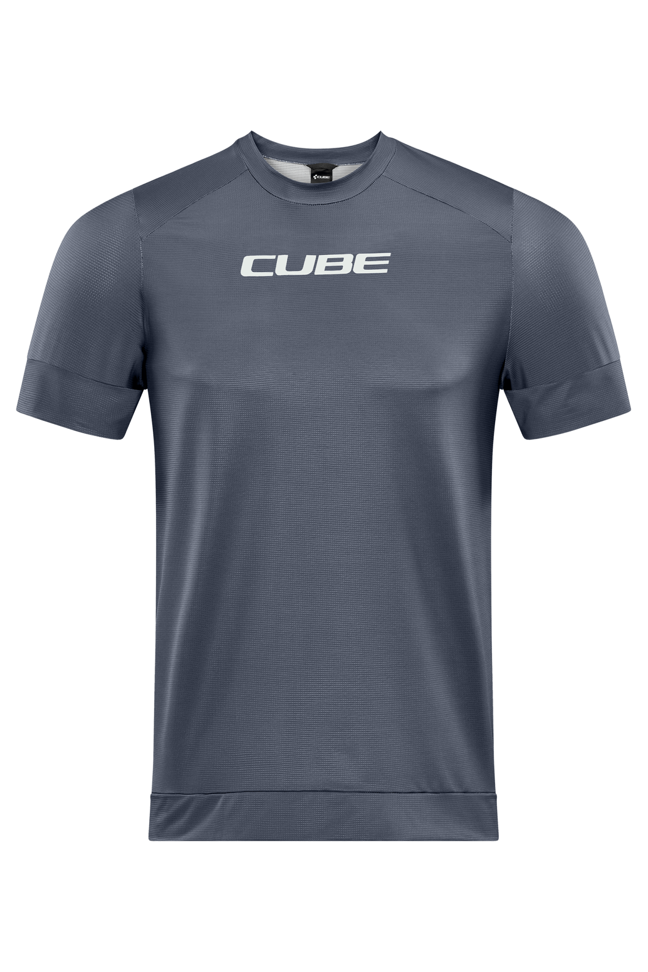 CUBE ATX Rundhalstrikot kurzarm dark grey L