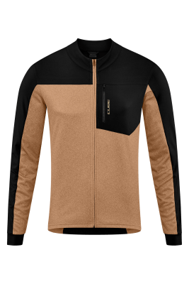 CUBE ATX Trikot Full Zip CMPT langarm brown´n´black L