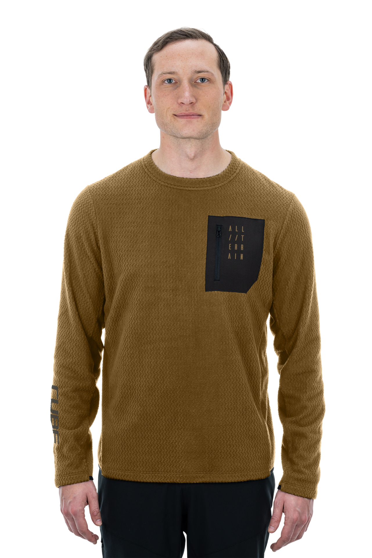 CUBE ATX Fleece Trikot langarm brown XXL