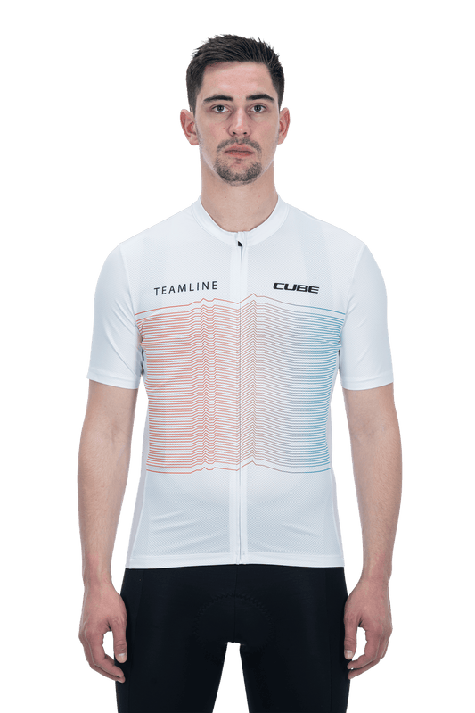 CUBE TEAMLINE Trikot CMPT kurzarm white M