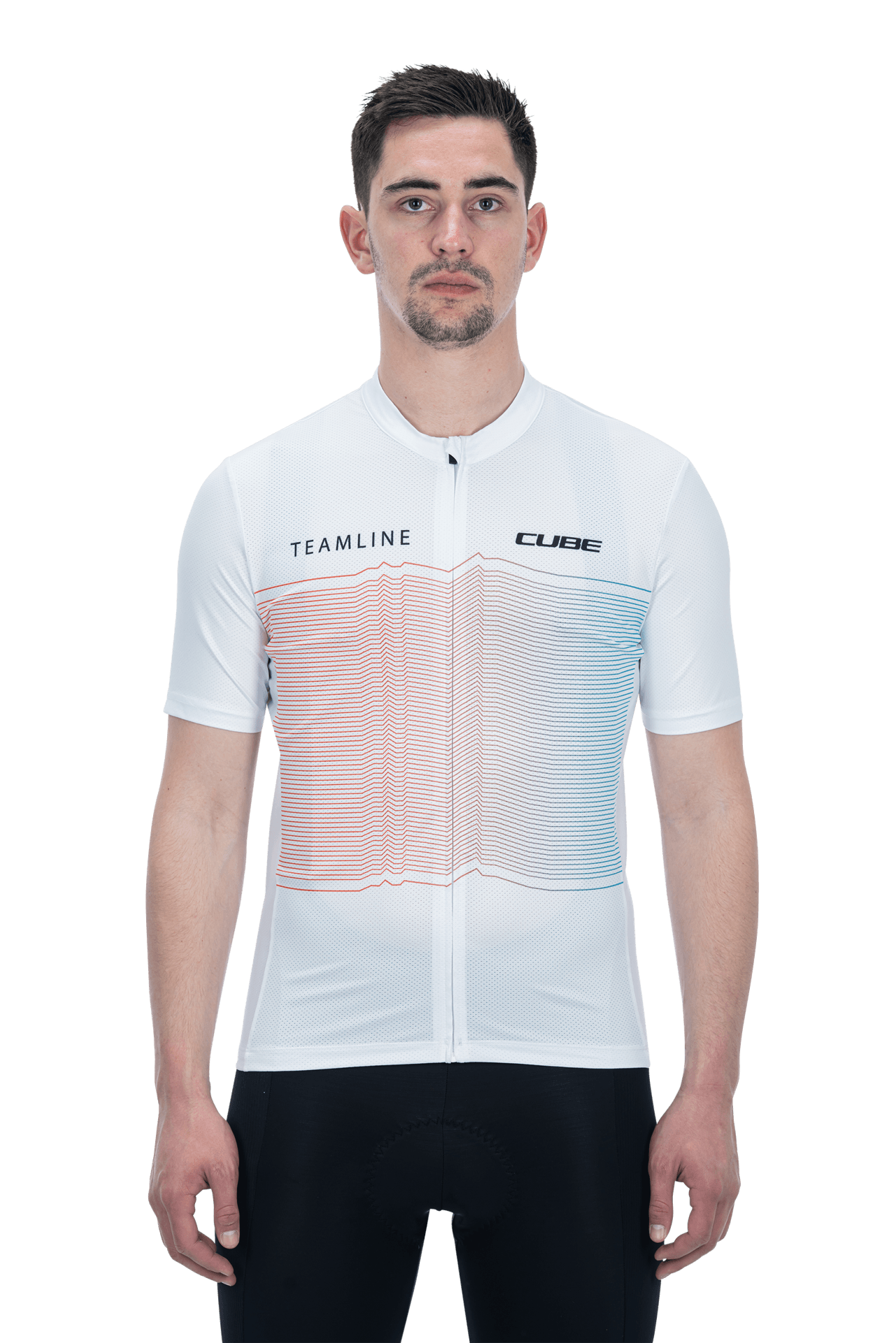 CUBE TEAMLINE Trikot CMPT kurzarm white M