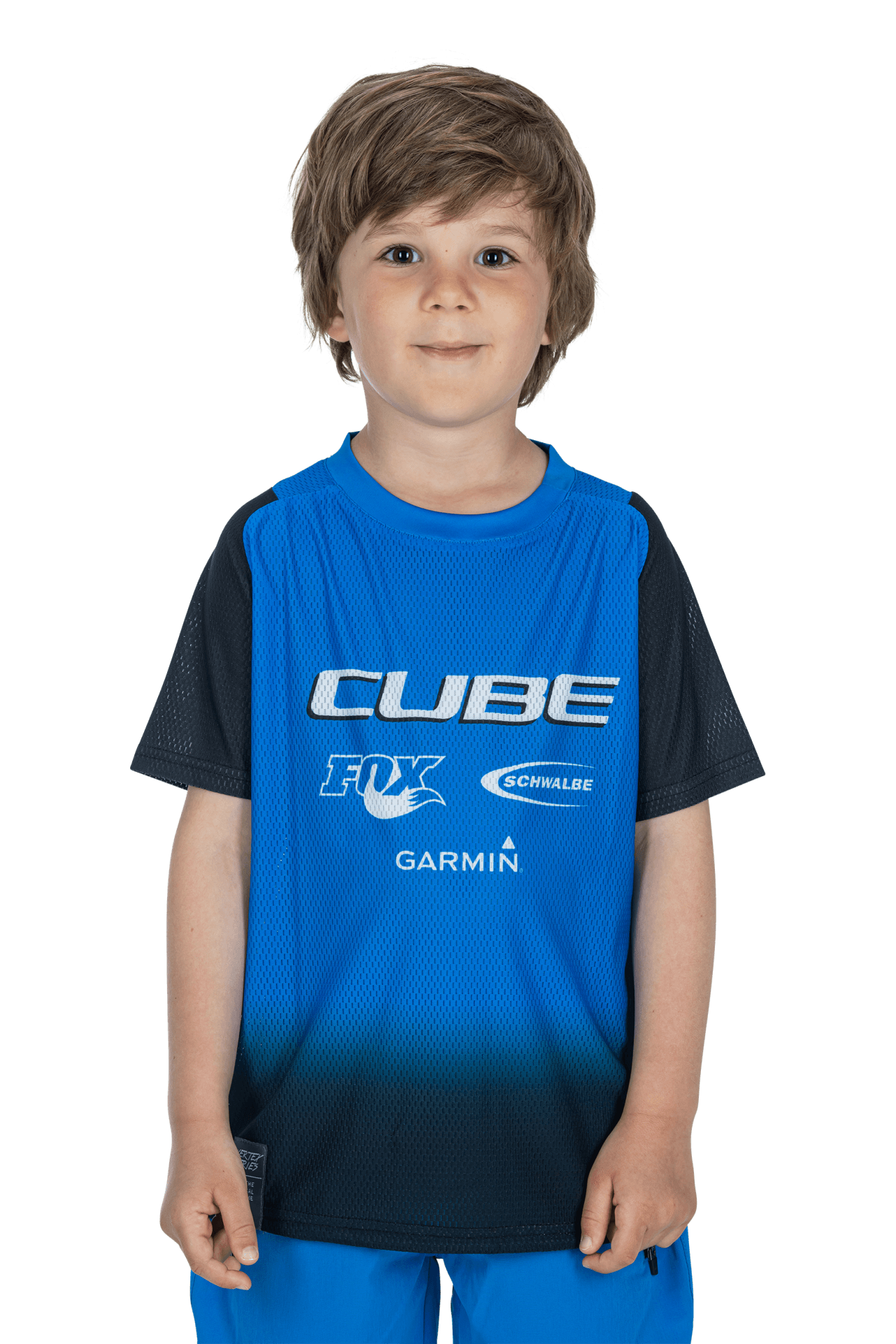 CUBE VERTEX Trikot ROOKIE X Actionteam kurzarm black´n´blue XS (98/104)