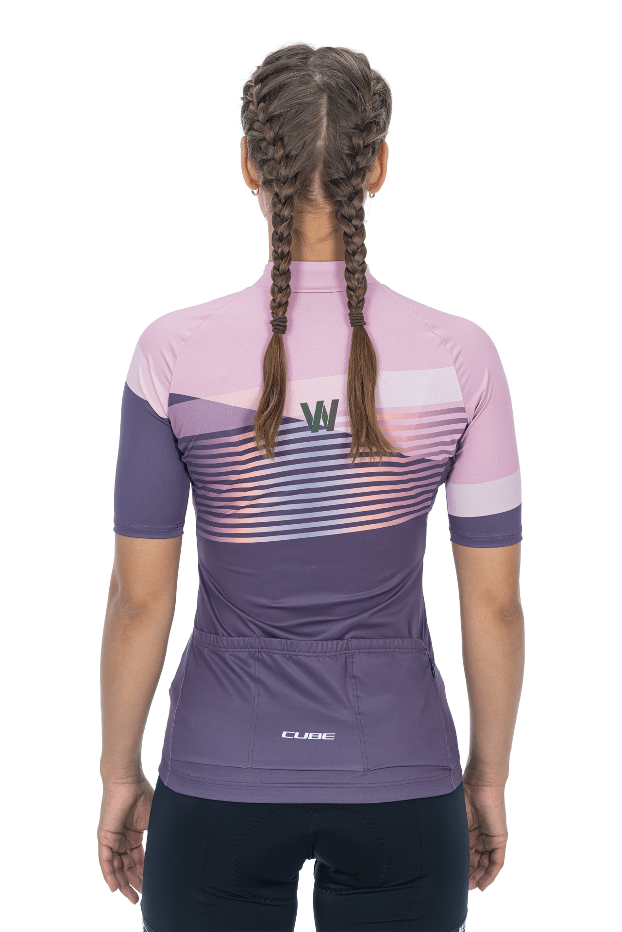 CUBE TEAMLINE WS Trikot kurzarm violet´n´rose (36) S
