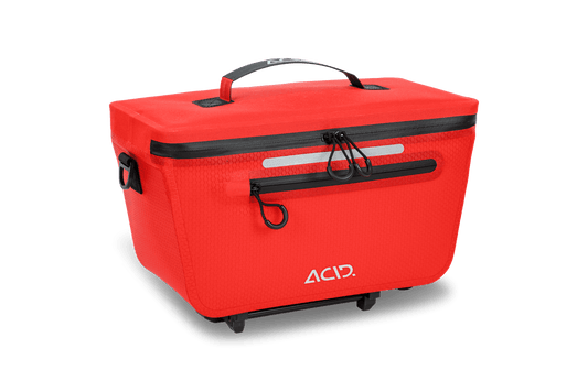 ACID Gepäckträgertasche PRO 10 RILink flame´n´black