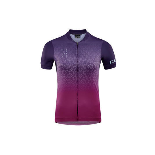 CUBE ATX WS Trikot Full Zip kurzarm violet XS (34)