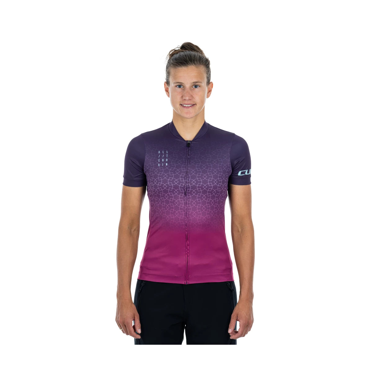 CUBE ATX WS Trikot Full Zip kurzarm violet XS (34)