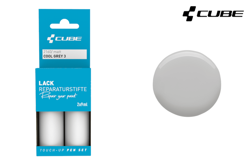 CUBE Lackstift Set COOL GREY 3 matt 2160