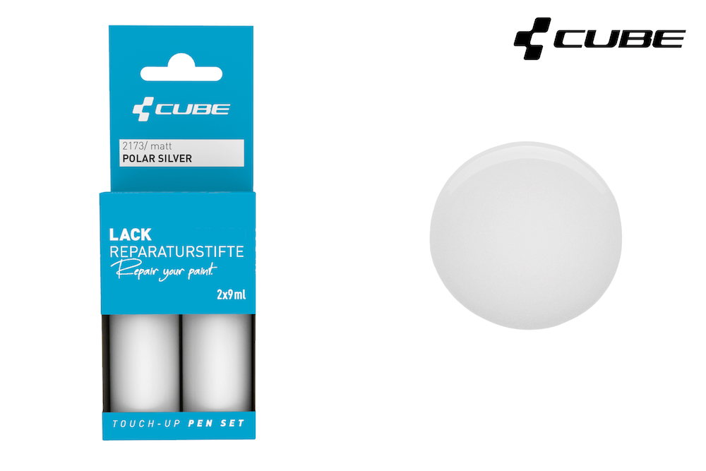 CUBE Lackstift Set POLAR SILVER matt 2173